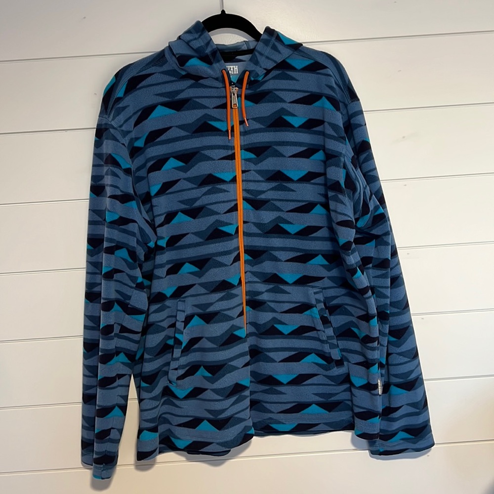 Duluth Trading Co. Unisex Zip Up Relaxed Fit Fleece Hoodie XL